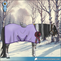 Horse Color:Blue Onyx Roan Mushroom Tobiano Snowflake Varnish 
