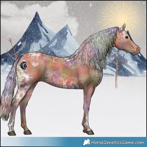 Horse Color:Nacre Silver Bay Ice 
