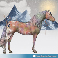Horse Color:Nacre Silver Bay Ice