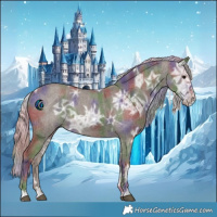 Horse Color:Nacre Silver Black Ice