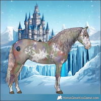 Horse Color:Nacre Silver Black Ice 