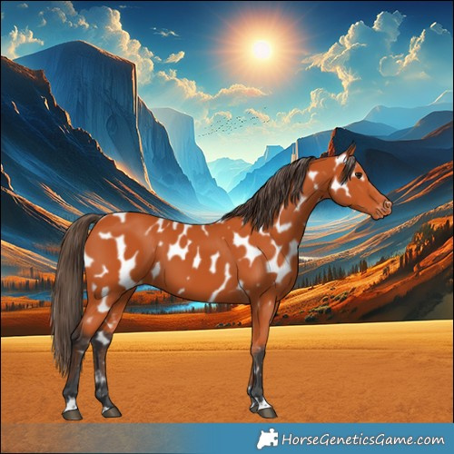 Horse Color:Bay Appaloosa 