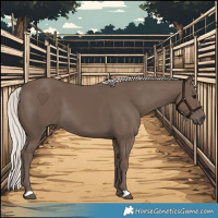 Horse Color:Silver Black 