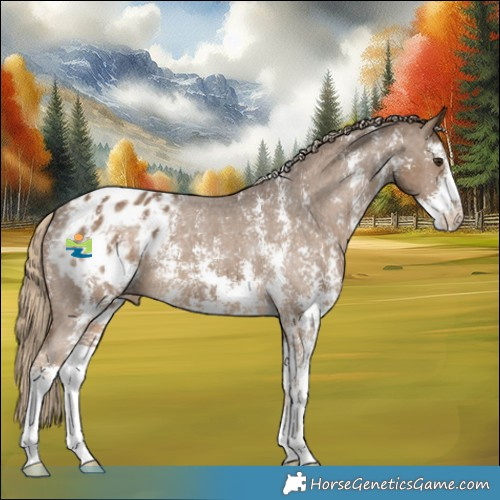 Horse Color:Chocolate Palomino Sabino Appaloosa 