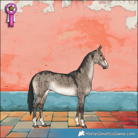 Horse Color:Brown Dun Brindle 