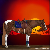 Horse Color:White Spotted Chestnut Ice Tobiano 