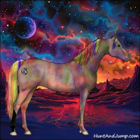 Horse Color:Painted Nacre Silver Black Rabicano