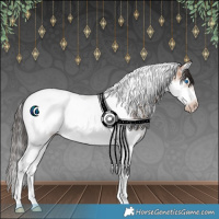 Horse Color:Sable Champagne Ice Splash Tobiano Frame Rabicano 
