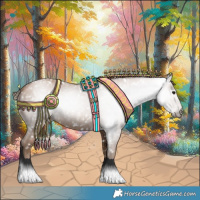 Horse Color:Gray Black Pearl Appaloosa 