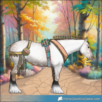 Horse Color:Gray Black Pearl Appaloosa 