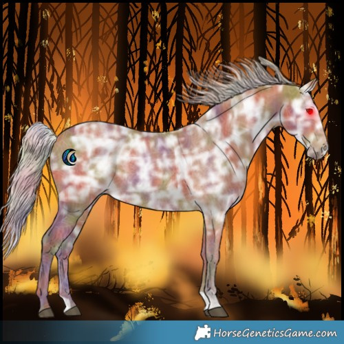 Horse Color:Nacre Silver Bay Ice 