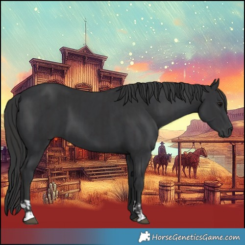 Horse Color:Smoky Black  and Black 