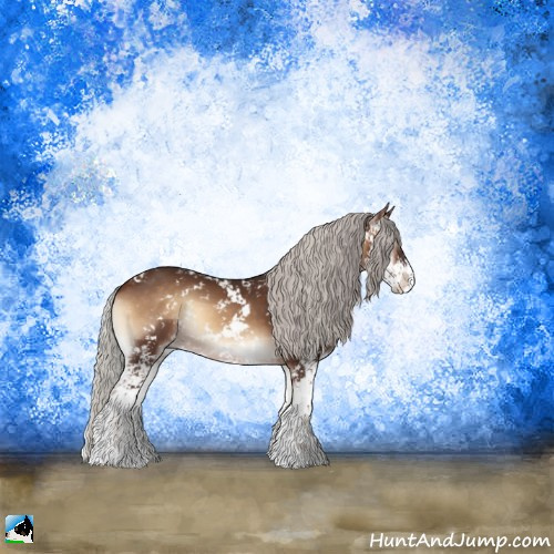 Horse Color:Silver Bay Onyx Sabino 