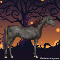 Horse Color:Painted Smoky Black 