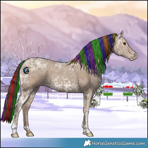 Horse Color:Painted Classic Champagne Ice 