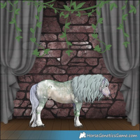 Horse Color:Watercolor White Spotted Silver Buckskin Ice Dun Tobiano Rabicano 