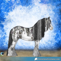 Horse Color:Midnight Brown Sabino 