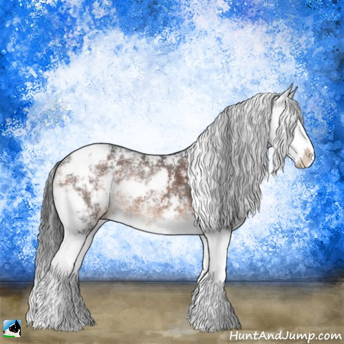 Horse Color:Brown Ice Mushroom Sabino Splash Rabicano 