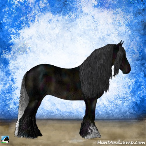 Horse Color:Midnight Brown Ice Sabino 