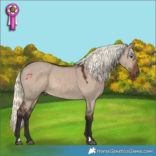 Horse Color:Liver Red Dun Mushroom 