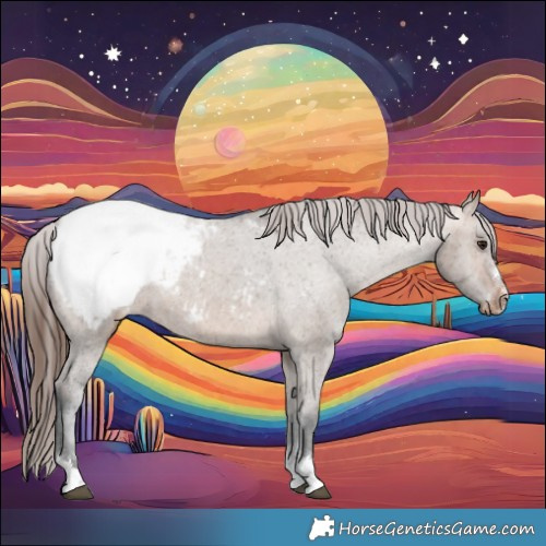 Horse Color:Bay Dun Appaloosa 