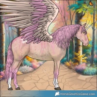 Horse Color:Watercolor Bay Dun Appaloosa Brindle 