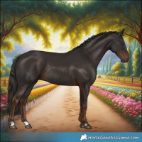 Horse Color:Liver Chestnut Rabicano 