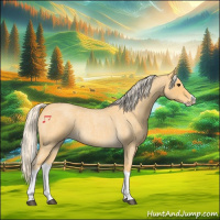 Horse Color:Palomino Roan Splash 