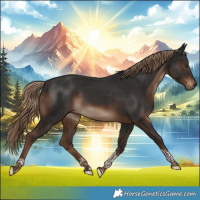 Horse Color:Liver Chestnut Tobiano Rabicano