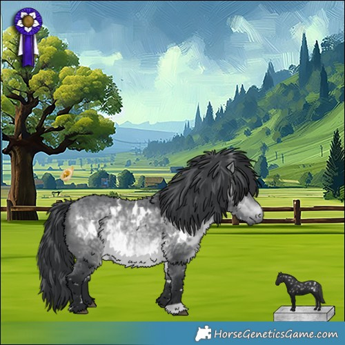 Horse Color:White Spotted Bay Chinchilla 