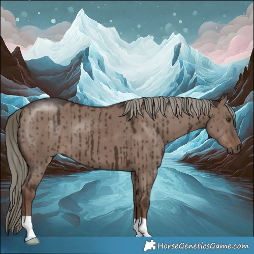 Horse Color:Liver Red Dun Mushroom Brindle