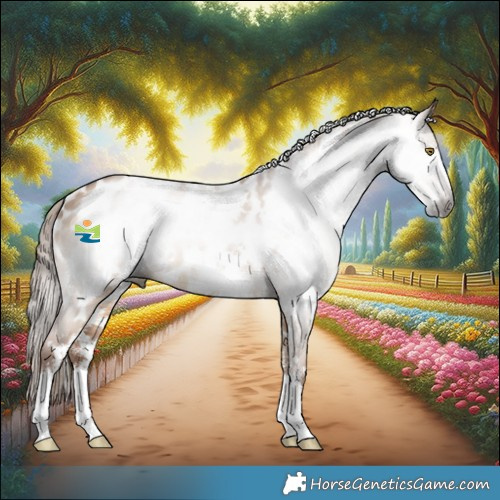 Horse Color:Gray White Spotted Red Dun Sabino Appaloosa Rabicano 