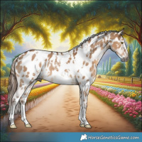 Horse Color:Gray White Spotted Red Dun Sabino Near Leopard Rabicano