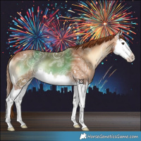 Horse Color:Red Onyx Ice Splash 