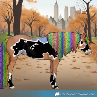 Horse Color:Painted Chestnut Frame 