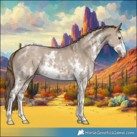 Horse Color:Liver Red Dun Sabino 