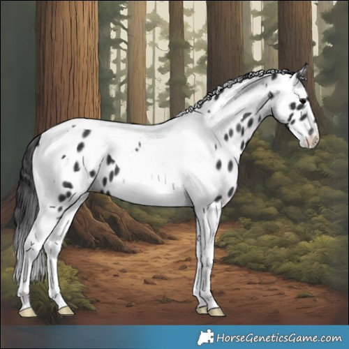 Horse Color:Black Tobiano Appaloosa