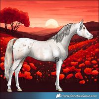 Horse Color:Chestnut Sabino Appaloosa