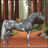 Horse Color:White Spotted Silver Black Chinchilla Ice Rabicano 