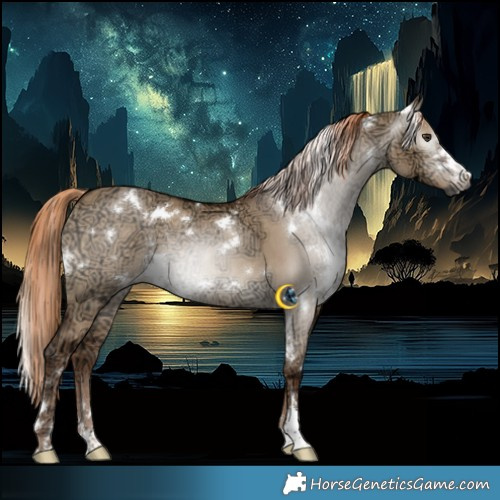 Horse Color:Gray White Spotted Liver Red Dun Ice Rabicano