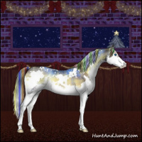 Horse Color:Painted Plaid  White Spotted Liver Red Onyx Splash 