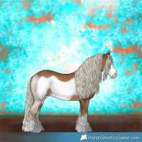 Horse Color:Chocolate Palomino Frame 