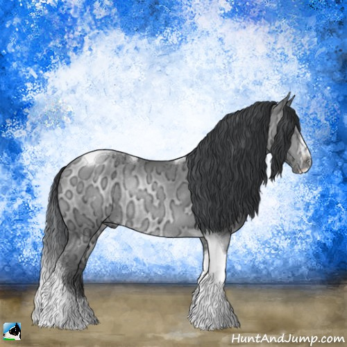 Horse Color:Brown Chinchilla Ice Sabino Tobiano Rabicano 