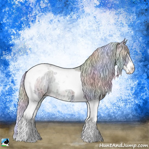 Horse Color:Nacre Chocolate Silver Brown Chinchilla Ice Sabino Tobiano 