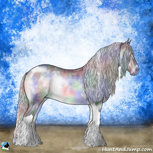 Horse Color:Nacre Silver Brown Chinchilla Onyx Tobiano Rabicano 