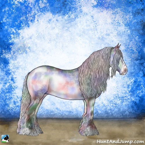 Horse Color:Nacre Silver Brown Chinchilla Onyx Sabino Rabicano