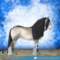 Horse Color:Brown Onyx Mushroom Sabino Rabicano