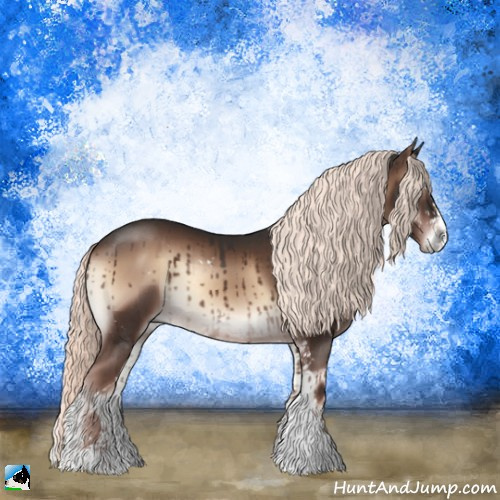 Horse Color:Liver Red Onyx Mushroom Sabino 