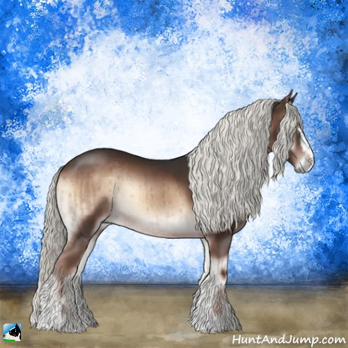 Horse Color:Liver Red Onyx Mushroom Sabino Rabicano Brindle 