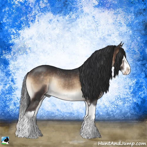 Horse Color:Brown Onyx Sabino Splash Rabicano 
